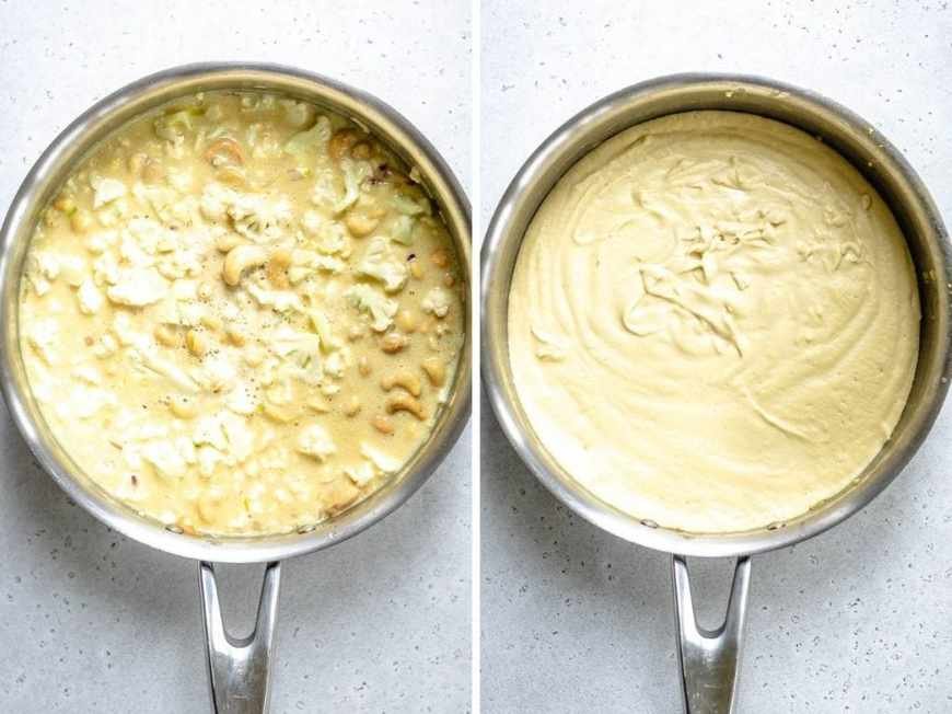 vegan cauliflower mac & cheese