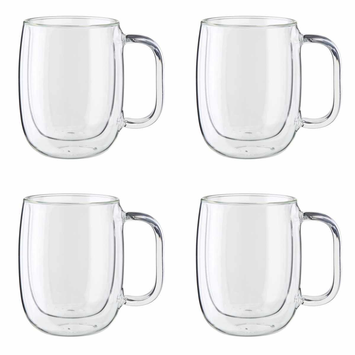 Zwilling J.a. Henckels Zwilling Sorrento Plus Double Wall Glass Coffee Mugs, Insulated Coffee Mug, Clear &amp;amp; Reviews | Wayfair