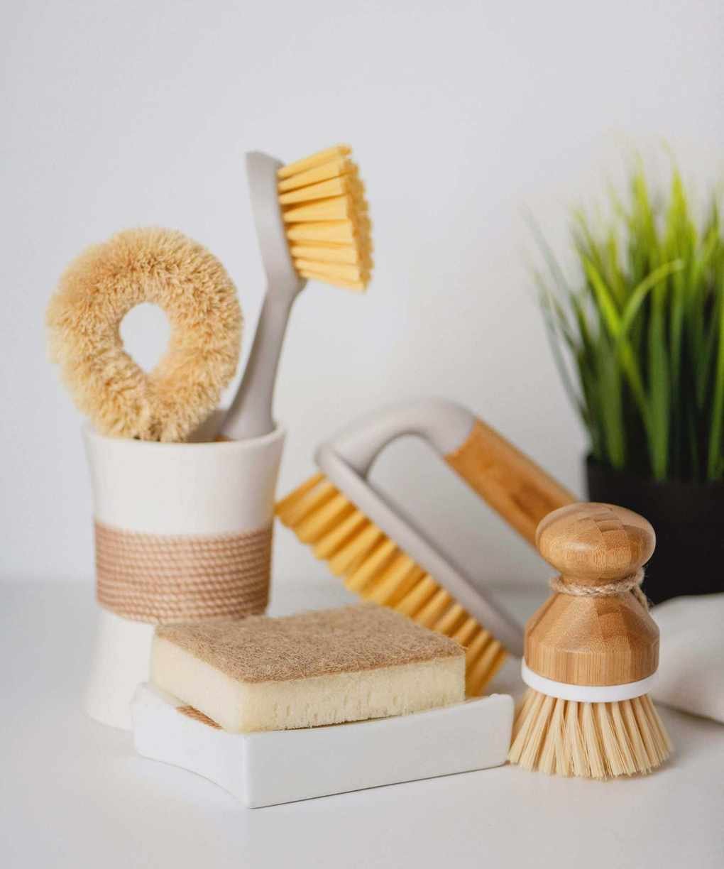 Natural cleaning products made from sustainable materials
