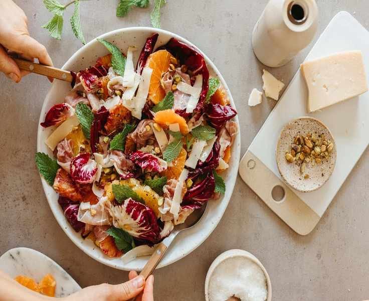Refreshing Radicchio, Citrus, and Prosciutto Salad for Hot Days