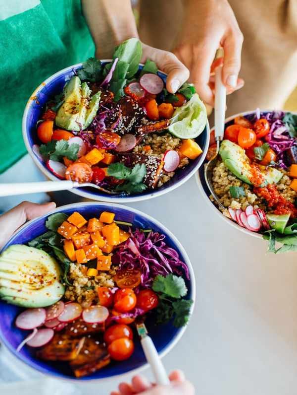 Colorful Grain Bowl Potluck Celebration