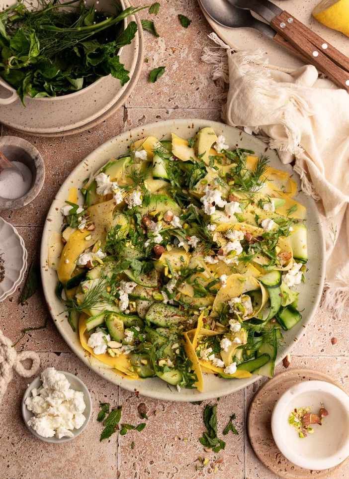 Delicious Zucchini Ribbon Salad Perfect for Summer Gatherings