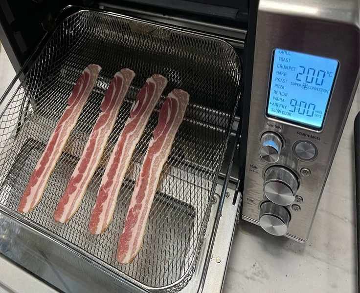 Bacon ready for cooking