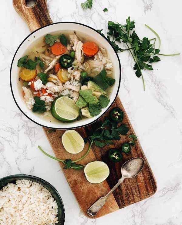 Comforting Chicken & Rice Soup for Chilly Days Ahead