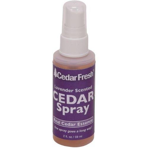 Household Essentials Cedarfresh 84802 Cedar Power Spray With Lavender Essence Scent | Protects Closets | Restores Scent to Cedar Wood Accessories | 2 Fl. Oz. , Purple