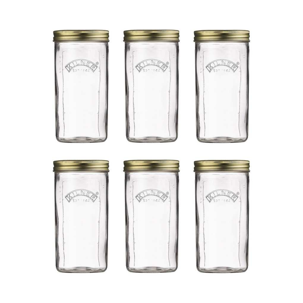 Glass Canning Jar - Set of 6