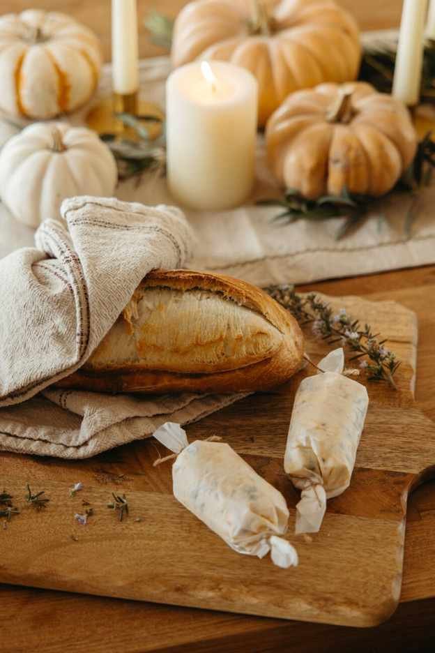 thanksgiving menu planner bread and butter