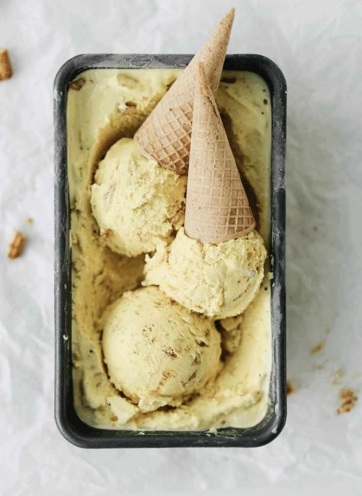 Indulge in Homemade Golden Milk Latte Ice Cream Delight