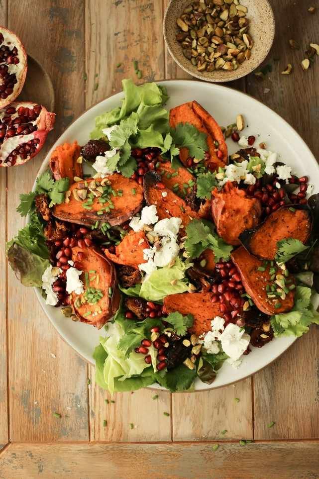 Delicious Sweet Potato and Caramelized Date Salad Recipe