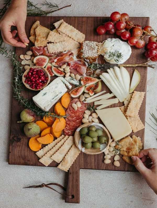festive cheese board