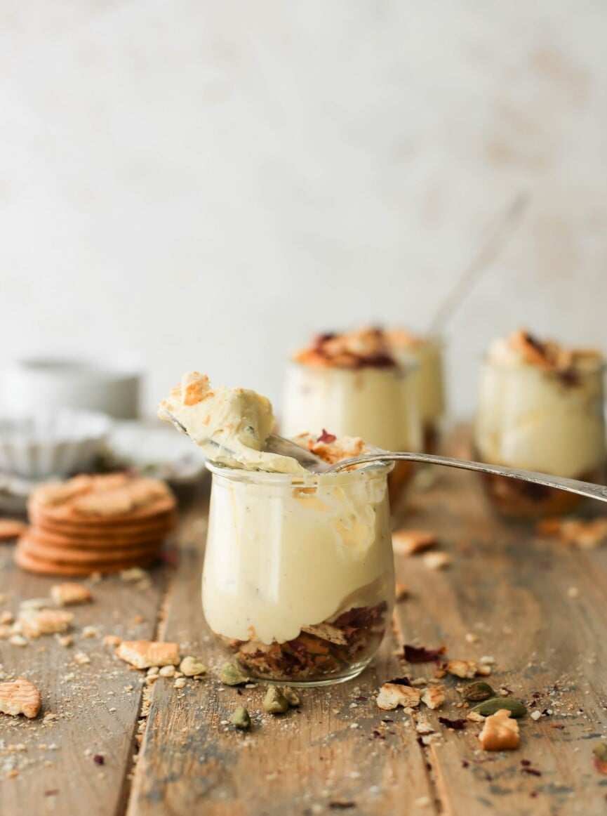 easy five ingredient Shrikhand to celebrate Holi - no bake dessert
