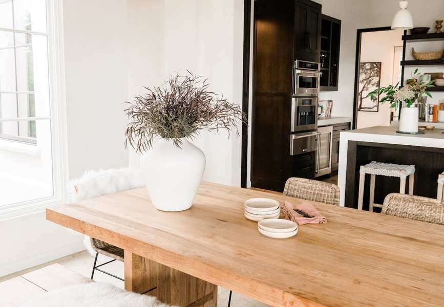 Rustic Wood Dining Table