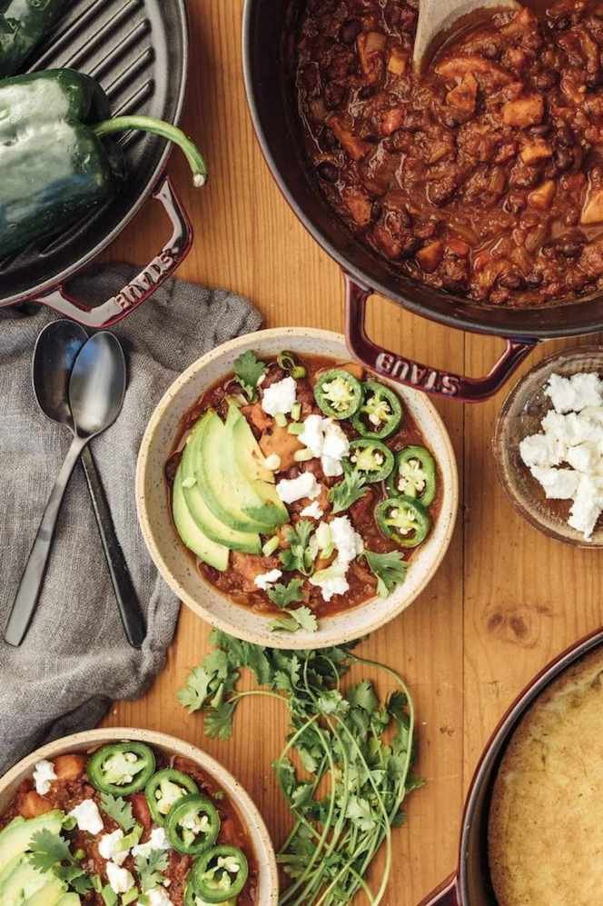Flavorful Sweet Potato & Black Bean Chili That's Easy to Make