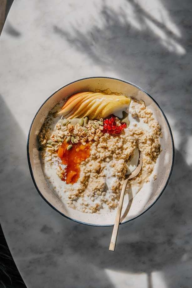 Porridge with Figs and Papaya