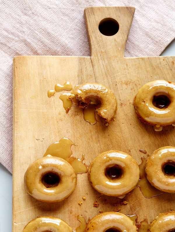 maple molasses donuts
