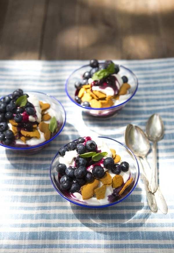 Blueberry, Ginger & Coconut Cream Parfait