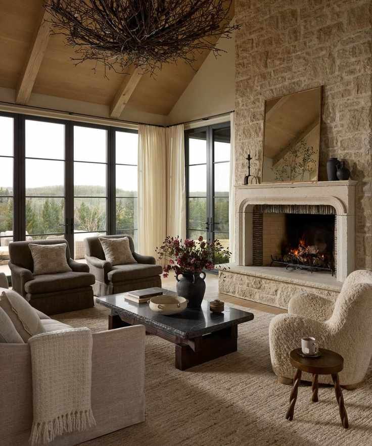 cozy living room scheme