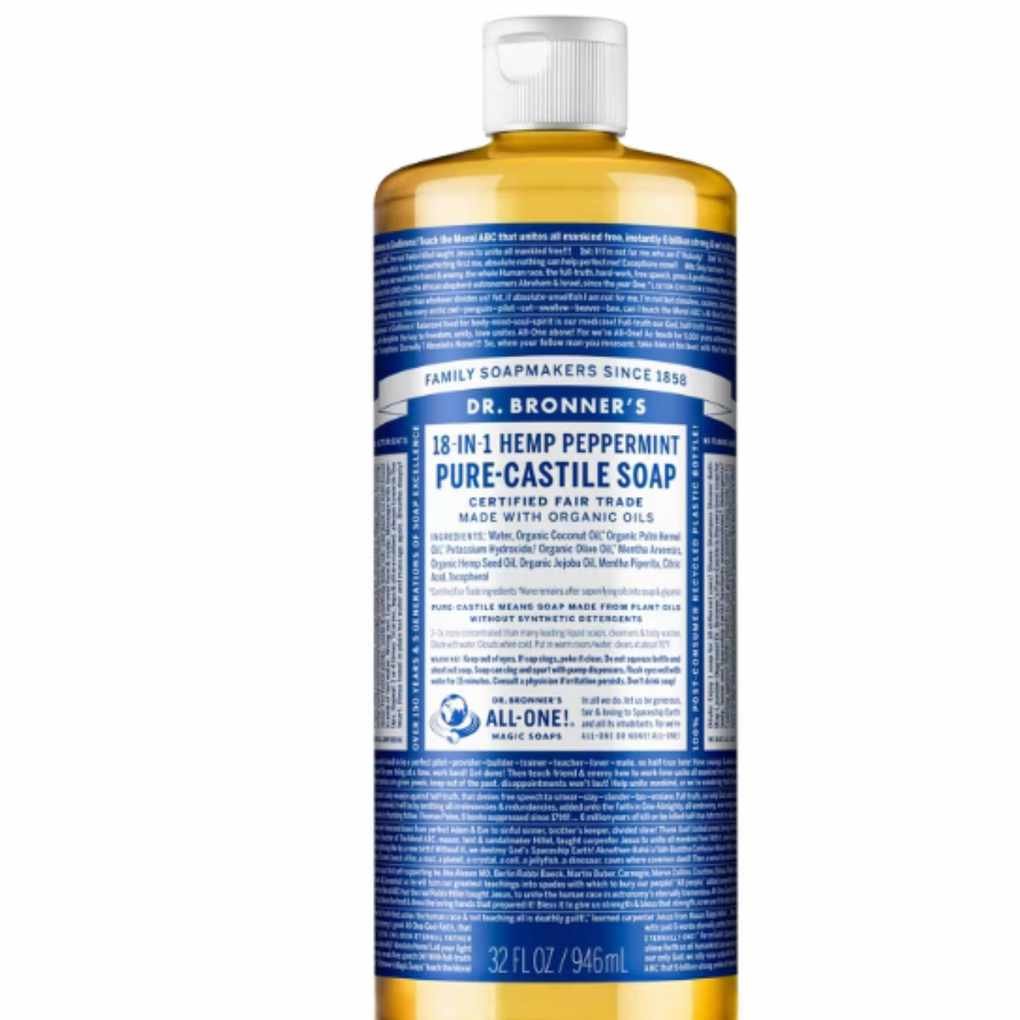 Target Dr.Bonner's 18-in-1 hemp pure castille liquid soap, peppermint