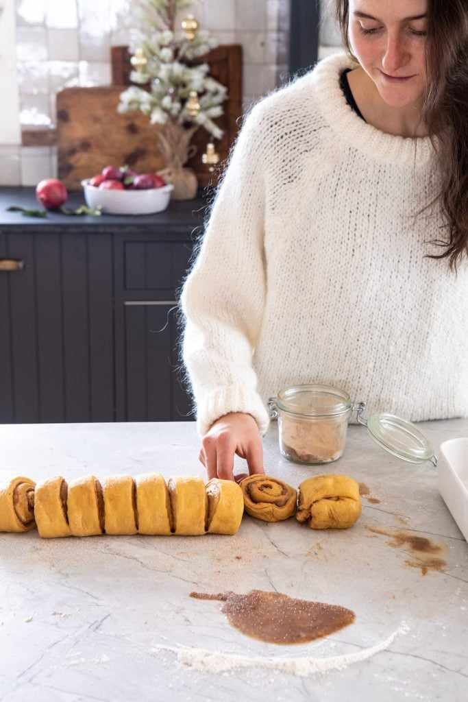 Overnight Gingerbread Cinnamon Rolls for a Stress-Free Christmas Morning