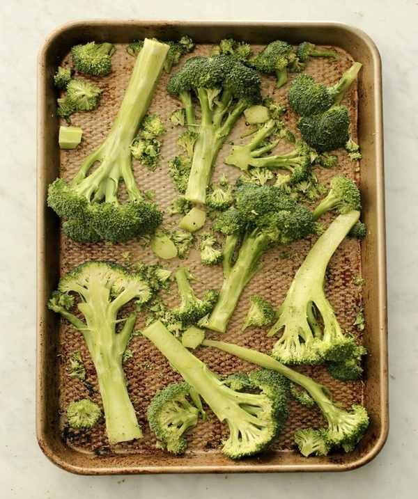 Crispy Sweet and Spicy Roasted Broccoli