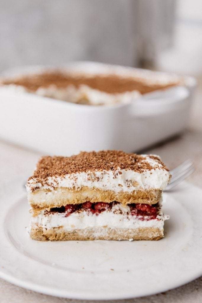 raspberry tiramisu_mother's day desserts