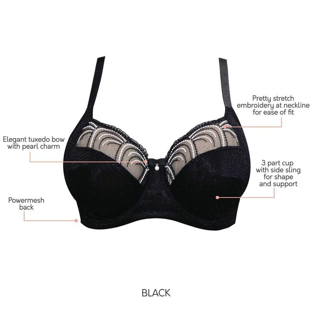 Enchanting Embroidery Contour Bra for Fuller Busts