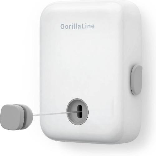GorillaLine Retractable Clothesline Indoor Outdoor Wall Mounted