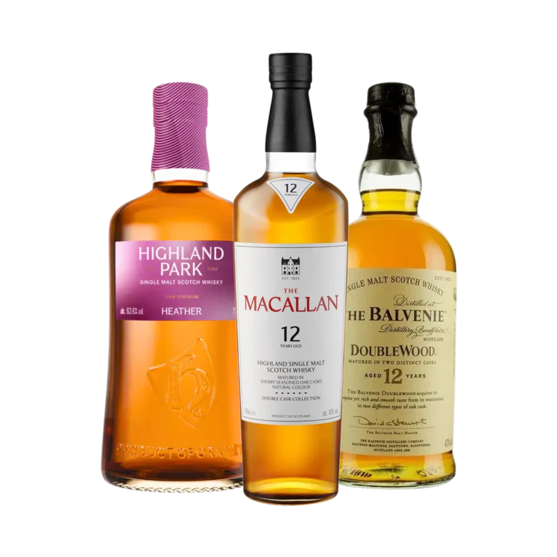 Highland Park, Macallan, & Balvenie Bundle