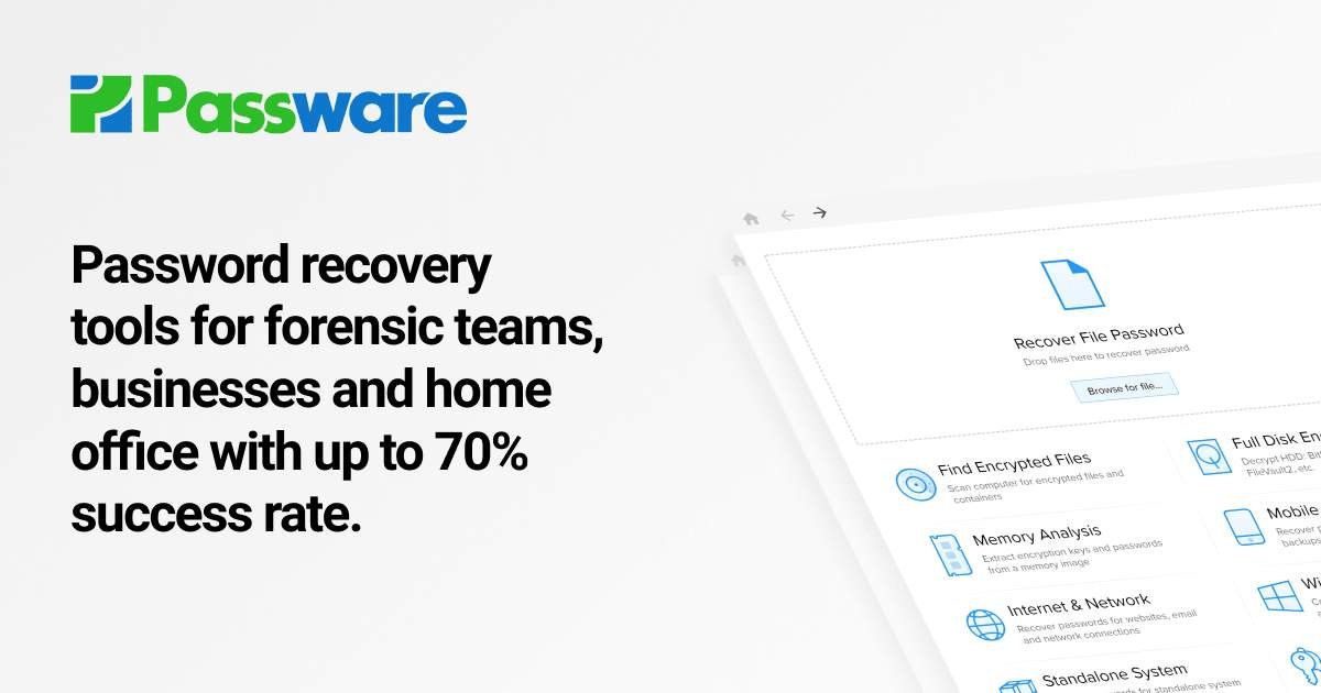 Passware or Competitors? Here's What Each Does Best