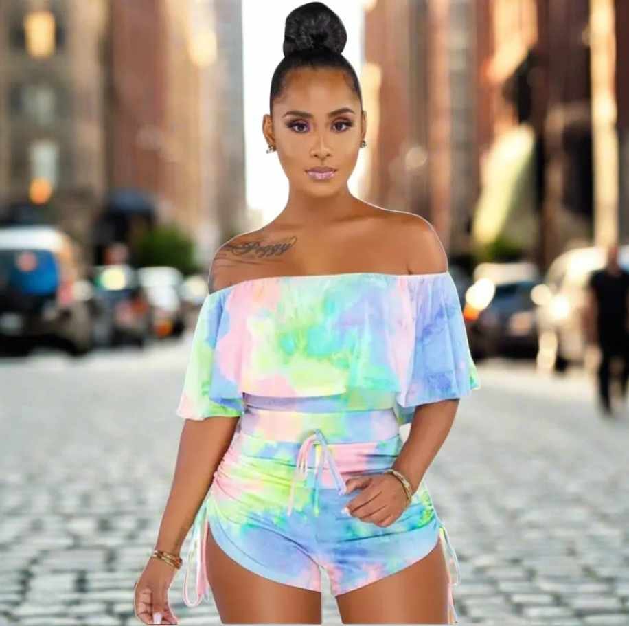 Colorful Dreams Romper - Multi Color